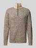 Jack & Jones Gebreide coltrui, model 'COSPACE' Beige