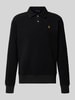 Polo Ralph Lauren Fleecepullover mit Label-Stitching Modell 'MAGIC POLY FLEECE' Black