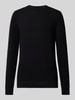 Jack & Jones Strickpullover mit Rundhalsausschnitt Modell 'OTTO' Black