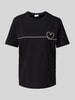 Vila T-shirt z okrągłym dekoltem model ‘COLBA’ Czarny