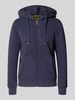 Christian Berg Woman Regular fit sweatjack van katoenmix Donkerblauw