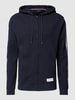 Tommy Hilfiger Sweatjack met capuchon, model 'ESTABLISHED' Marineblauw