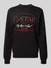 G-Star Raw Sweatshirt mit Label-Print Black