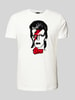 Antony Morato Regular fit T-shirt met motiefprint en ronde hals Wit