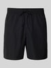 Calvin Klein Underwear Regular Fit Badeshorts im Double-Layer-Look Black