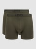 Levi's® Boxershort met stretch in set van 2 Kaki