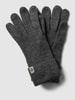 Roeckl Handschoenen met labeldetail Antraciet
