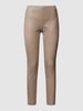 Raffaello Rossi Leggings in Leder-Optik Modell 'RESA' Taupe