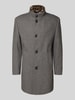 bugatti Mantel mit Stehkragen Graphit