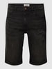 Redefined Rebel Korte jeans in 5-pocketmodel, model 'PORTO' Zwart