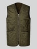 Barbour Regular fit bodywarmer met warme fleece aan de binnenkant Olijfgroen