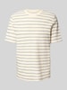 SELECTED HOMME Regular fit T-shirt van katoenmix, model 'RJANGO' Lichtblauw
