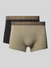 Emporio Armani Boxershorts mit elastischem Logo-Bund im 2er-Pack Lind