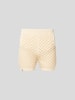 Bonsai Sweatshorts in Strick-Optik Ecru