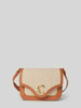 Coccinelle Crossbodytas met labeldetail Cognac