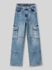 Blue Effect Regular Fit Jeans mit Cargotaschen Blau