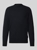 Marc O'Polo Regular fit pullover van wolmix Zwart