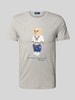 Polo Ralph Lauren T-Shirt mit Polo Bear Print Mittelgrau