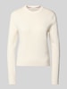 Tommy Hilfiger Regular fit pullover van pure katoen ' Offwhite