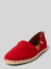 Verbenas Espadrilles aus Leder Modell 'CARMEN SERRAJE' Rot
