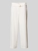 Christian Berg Woman Culotte mit Eingrifftaschen und Gürtel Offwhite