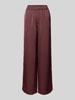 mbyM Stoffen broek met elastische band, model 'Asaka' Bordeaux