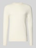 Christian Berg Men Strickpullover aus Wolle-Kaschmir-Mix Offwhite Melange