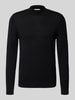 SELECTED HOMME Regular Fit Strickpullover aus reiner Merinowolle Modell 'TRAY' Black