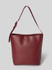 HUGO Shopper in leerlook, model 'BEL 2.0_BUCKET' Donkerrood