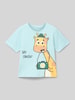 Name It T-shirt met motiefprint, model 'HELGE' Lichtturquoise