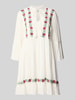 YAS Tunikakleid mit Stitchings Modell 'CHELLA' Offwhite