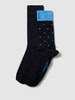 Christian Berg Men Socken mit Label-Detail im 2er-Pack Marine