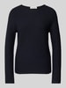 Marc O'Polo Regular Fit Strickpullover aus weicher Baumwolle Marine