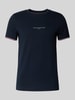 Tommy Hilfiger Slim Fit T-Shirt aus reiner Baumwolle Marine