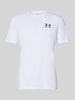 Under Armour Regular Fit Sport-T-Shirt aus Baumwoll-Mix Black