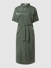 Mango Blusenkleid mit Taillengürtel Modell 'Marita' Bottle