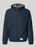 khujo Jacke mit Reißverschlusstaschen Modell 'Ferd' Marine