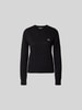 Dsquared2 Sweatshirt mit Label-Stitching Black