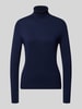 Christian Berg Woman Longsleeve mit Rollkragen Dunkelblau