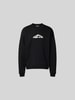 Dsquared2 Sweatshirt mit gerippten Abschlüssen Black