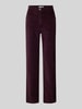 Raphaela By Brax Straight fit corduroy broek, model 'Laura' Bordeaux
