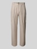 Matinique Chino met Franse steekzakken, model 'hart' Beige