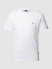 Napapijri T-Shirt mit Label-Stitching Modell 'SALIS' Weiss