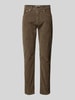 Pierre Cardin Tapered Fit Cordhose Modell 'Lyon' Mittelbraun