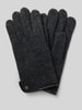 Roeckl Handschuhe aus reiner Schurwolle Anthrazit