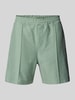 JOOP! Collection Korte broek met elastische band en achterzak Lichtgroen
