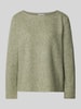 Tom Tailor Regular fit sweatshirt van onderhoudsarme polyestervezels Lindegroen