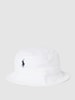 Polo Ralph Lauren Vissershoedje met logostitching, model 'LOFT' Wit