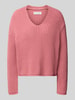 Marc O'Polo Loose Fit Pullover aus Baumwoll-Mix Pink