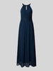 Vila Sukienka wieczorowa z wycięciem w kształcie łezki model ‘MILINA’ Granatowy